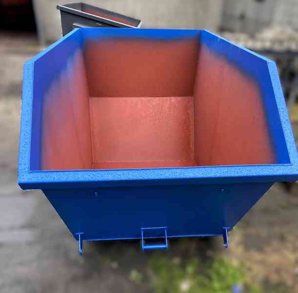 Kontener, koryto 3 m3, wózek ramowy, wózek hakowy, koryto - foto 2
