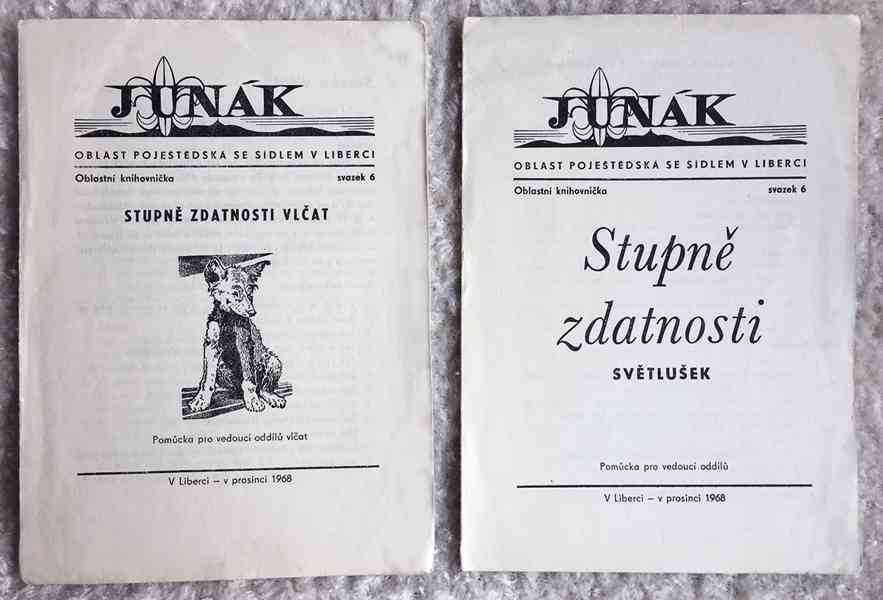 Junák - stupně zdatnosti vlčat + světlušek - 1968