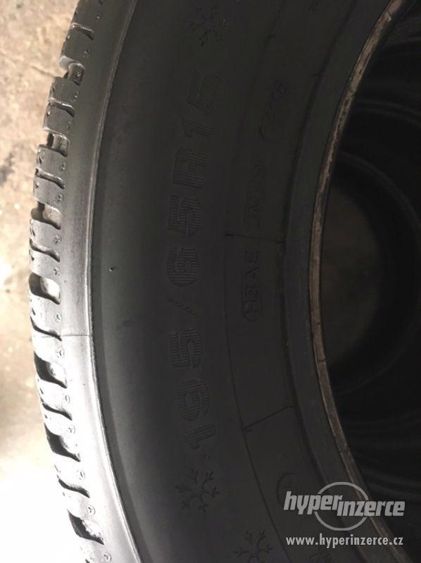 4x zimní pneu Dunlop 15” 010 - ZIMNÍ AKCE - foto 3