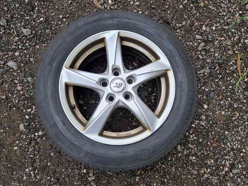 Alu kola disky Brock RC30 706 5x108 7jx16 et pneu semperit - foto 6