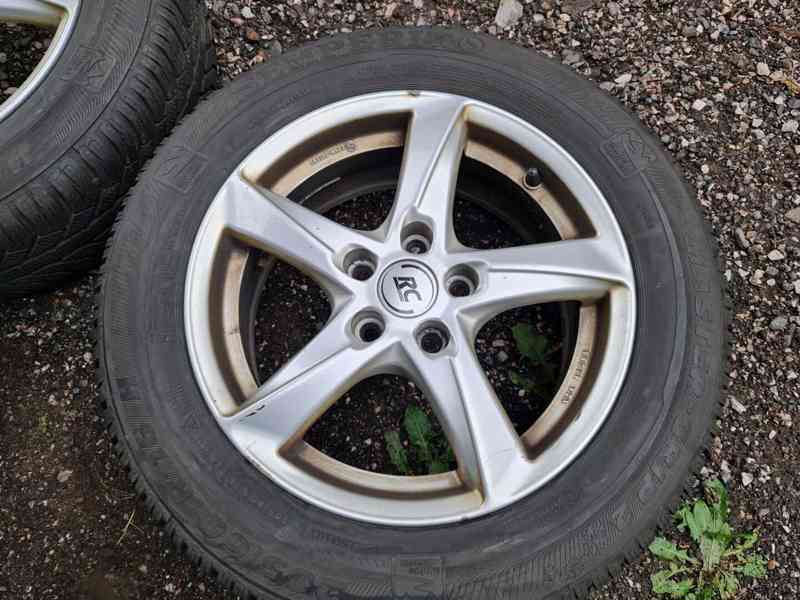 Alu kola disky Brock RC30 706 5x108 7jx16 et pneu semperit - foto 3