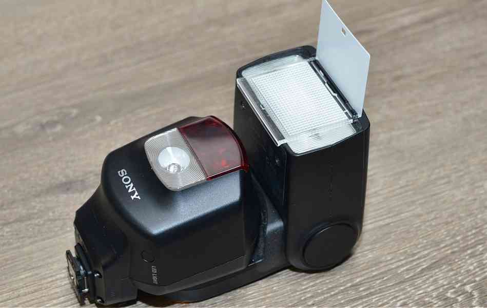 Blesk: SONY HVL-F43M *GN: 43*ADI, TTL*LED* Mi-shoe - foto 6