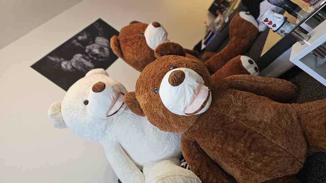 Plyšový medvěd 200 cm a 15kg TOP dárek 🎁  - foto 2