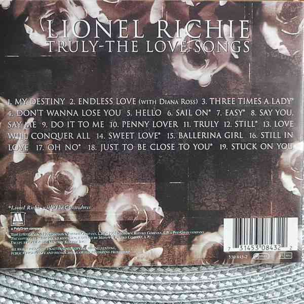 CD - LIONEL RICHIE / Truly - The Love Songs - foto 2