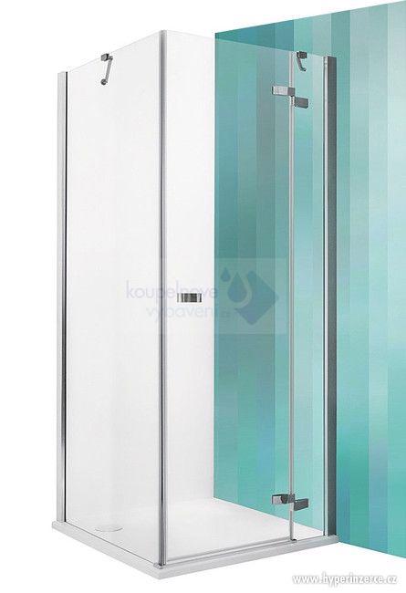 Sprchové dveře v kombinaci s pevnou stěnou a s vaničkou - foto 1