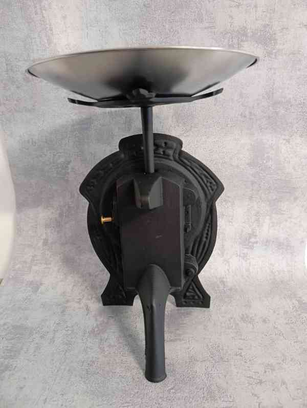 Velmi pěkné jednomiskové litinové 10kg váhy Deutsches Reich  - foto 8