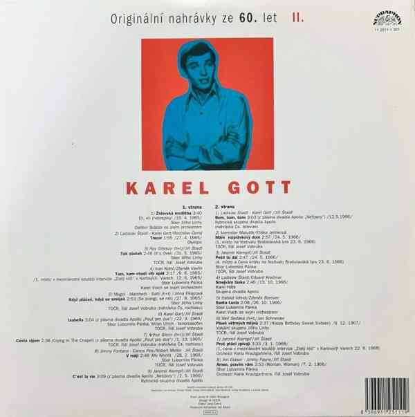 Karel Gott ‎– Originální nahrávky ze 60. Let II. (LP) - foto 2