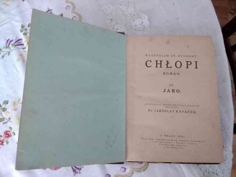 Chlopi - román - staré tisky - foto 2