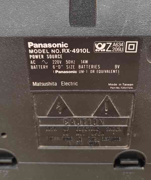 Radiomagnetofon PANASONIC  - foto 4