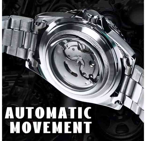 Elegantní hodinky WINNER®, Automatické, mechanické - NOVÉ - foto 4