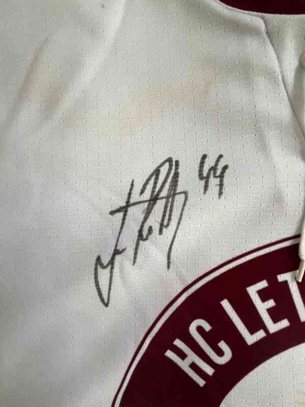 Hraný hokejový dres Jana Rutty  - foto 3