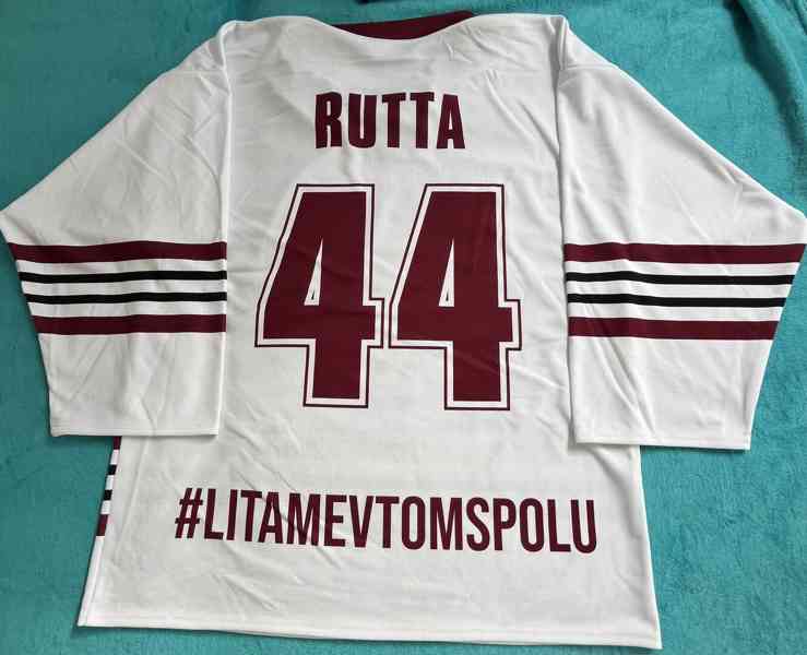 Hraný hokejový dres Jana Rutty  - foto 2