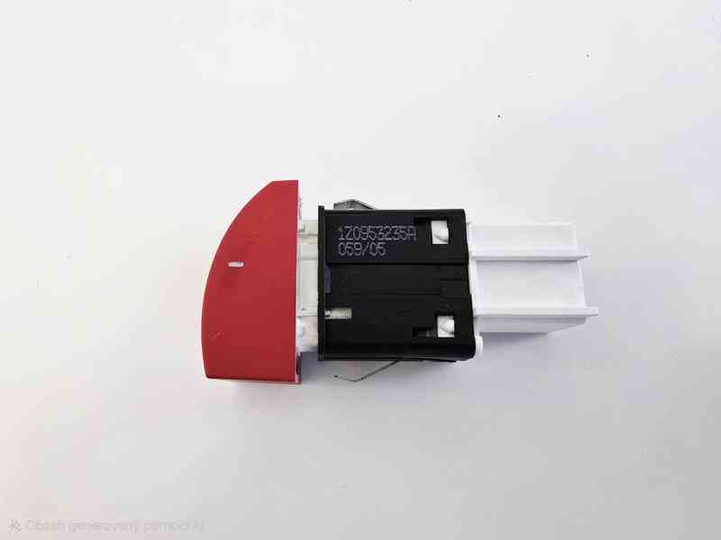 Škoda OCTAVIA II spínač varovných světel 1Z0953235A - foto 4