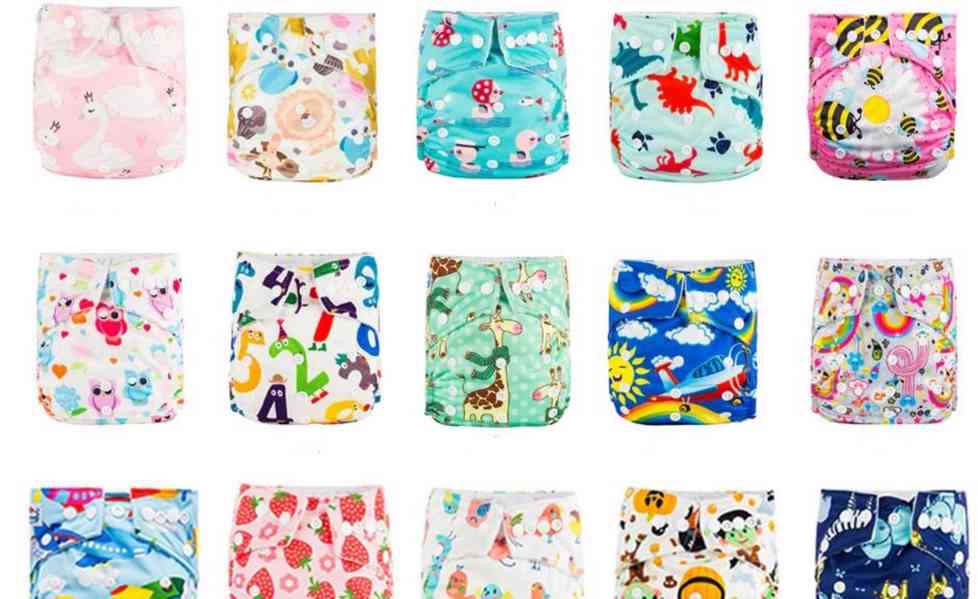 Látkové pleny 3 in 1 s vkládacími vložkami - foto 4