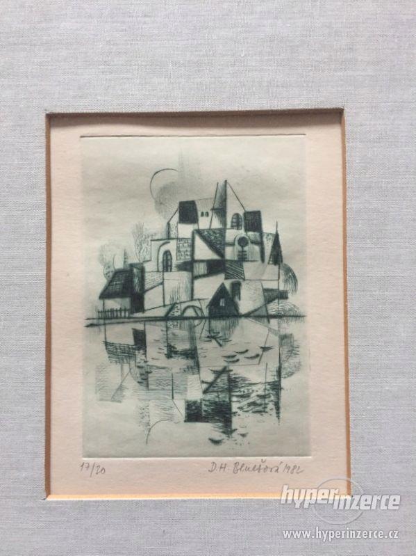 D.H.Benešová - grafika 1982 - foto 3