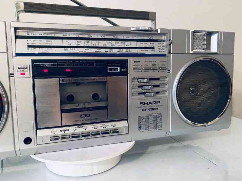 Radiomagnetofon Sharp GF 7500, 80.léta - foto 4