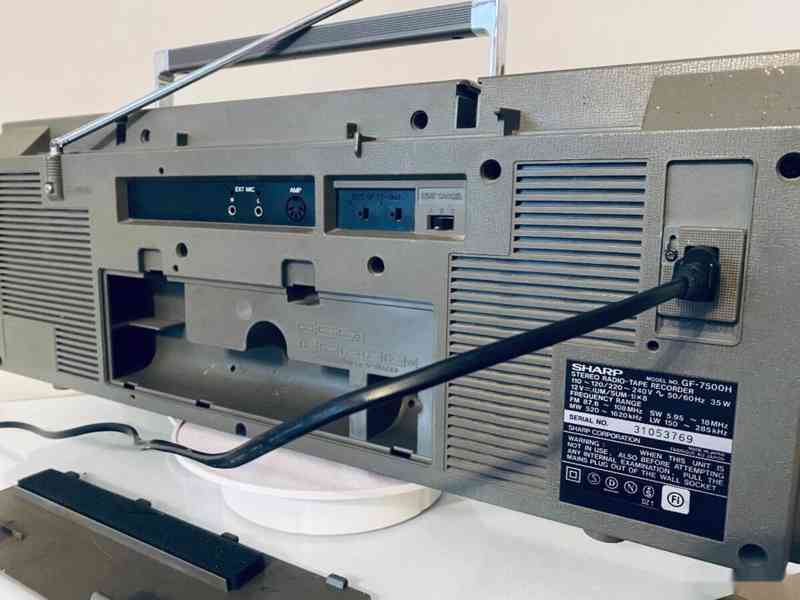 Radiomagnetofon Sharp GF 7500, 80.léta - foto 12
