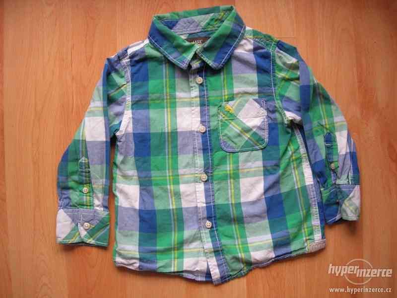 Károvaná košile, zn. H&M, vel. 98, bezvadný stav - foto 1