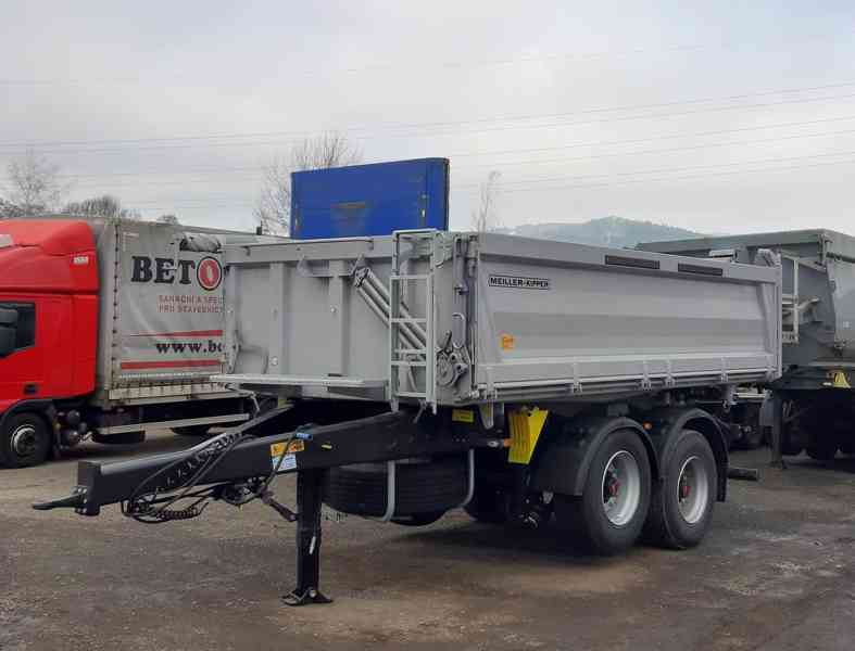 Sklápěcí přívěs MEILLER /ZVEDACÍ NÁPRAVA /kombi L bok/ IHNED - foto 3