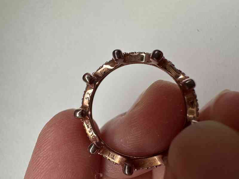 Pandora rose gold prsten (vel. 52 / 16,6 mm) - foto 2