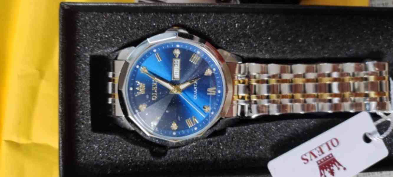 Prodám nové luxusní pánské hodinky Olevs - foto 2