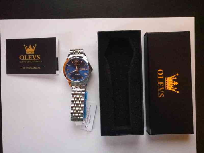Prodám nové luxusní pánské hodinky Olevs - foto 3