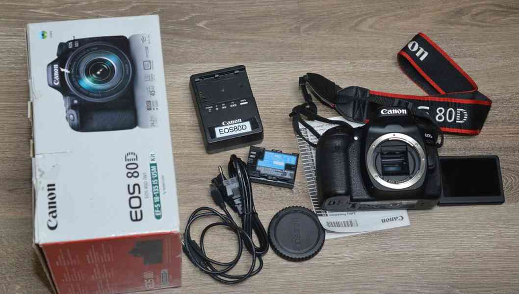 Canon EOS 80D 24,2 MPix Full HDV*WIFI/NFC 6800 Exp - foto 3