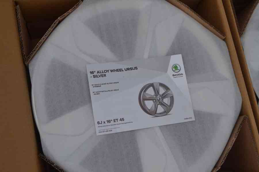 Š. Fabia IV, Seat Ibiza, VW Polo - 4ks Nové 16 orig.Alu kola - foto 6