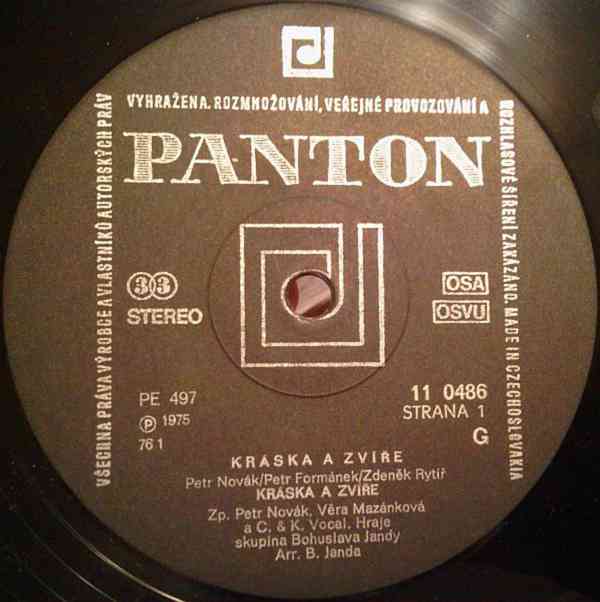 Petr Novák – Kráska a Zvíře  (LP) - foto 3