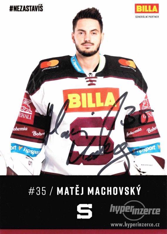 Autogram Matěje Machovského - foto 3