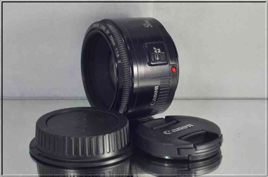 Canon EF 50mm f/1.8 II **fullframe-formát Pevný - foto 3