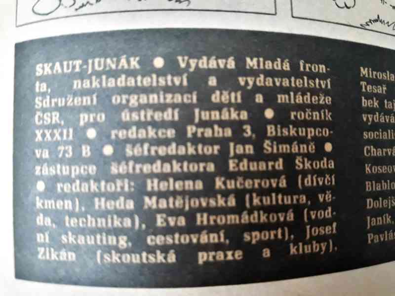  Junák - červenec 1969, ročník 32 - skautský časopis  - foto 4