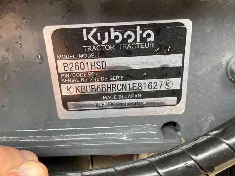 Traktor kubota B2601 HSD - foto 5