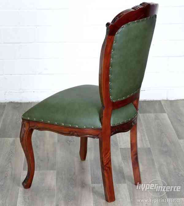 Luxusní židle styl Chesterfield - foto 3
