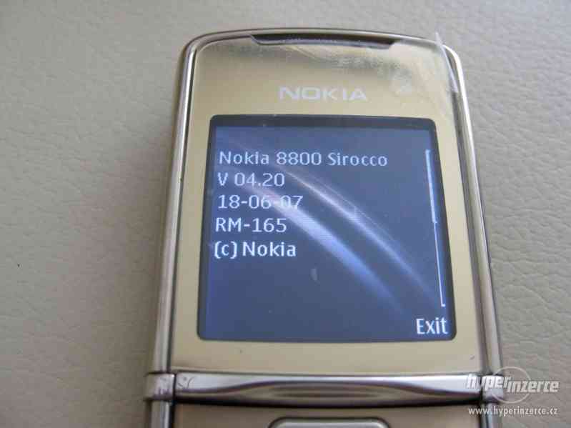Nokia 8800 Sirocco Gold  z r.2007 - made in Germany - foto 8