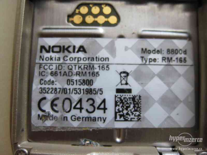 Nokia 8800 Sirocco Gold  z r.2007 - made in Germany - foto 18