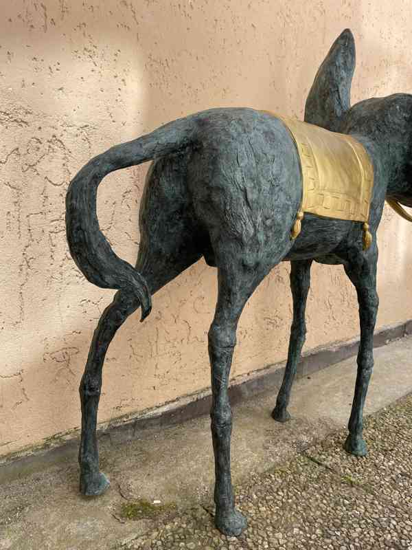 Kosmický slon-bronz socha 171cm  - foto 6