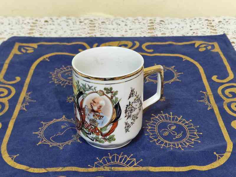 Sběratelský porcelánový Hrnek František Josef Vilém 1914 - foto 7