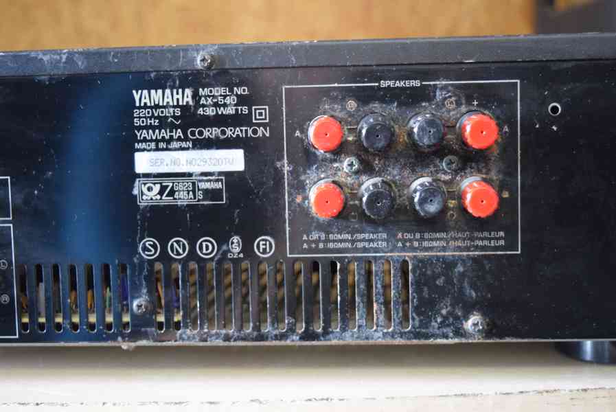 YAMAHA AX-540 KVALITNÍ STEREO ZESILOVAČ ODĚRKY !! - foto 7