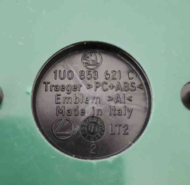 ORIGINÁL znak Škoda FABIA II 1U0853621C - foto 4