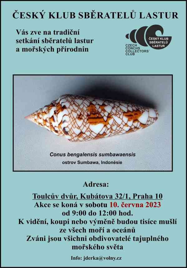 Pravidelné setkání sběratelů lastur, Toulcův Dvůr,  Praha 10 - foto 1