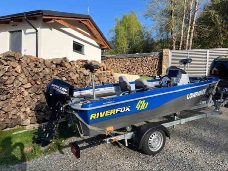 Použitá motorová loď RiverFox 470 + Mercury F 10 EFI + vlek - foto 10