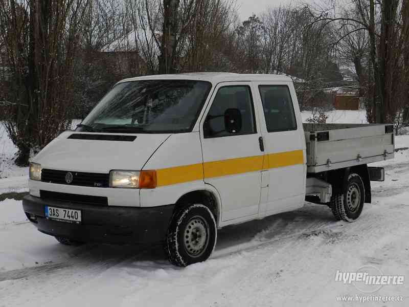 VW Transporter T4 2.5 TDI Valník DoubleCab 6míst r.v.2003 - foto 2