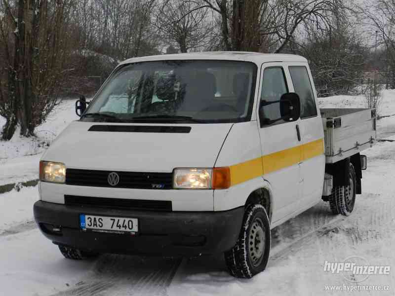 VW Transporter T4 2.5 TDI Valník DoubleCab 6míst r.v.2003 - foto 4