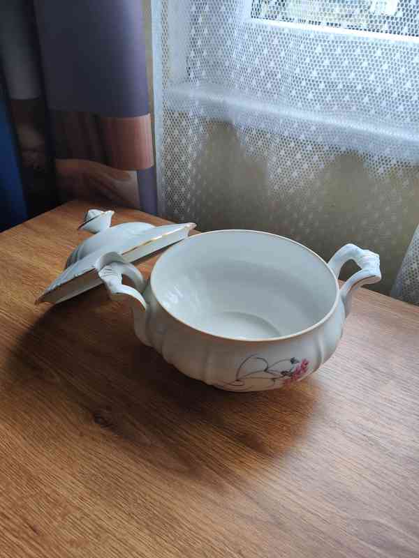 Starožitná porcelánová mísa Moritz Zdekauer - foto 2