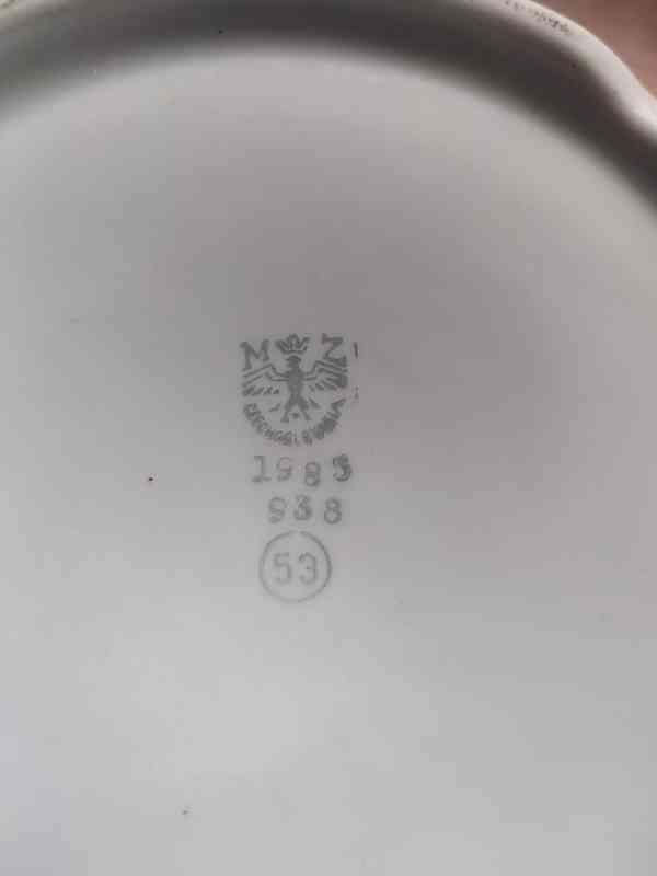 Starožitná porcelánová mísa Moritz Zdekauer - foto 5