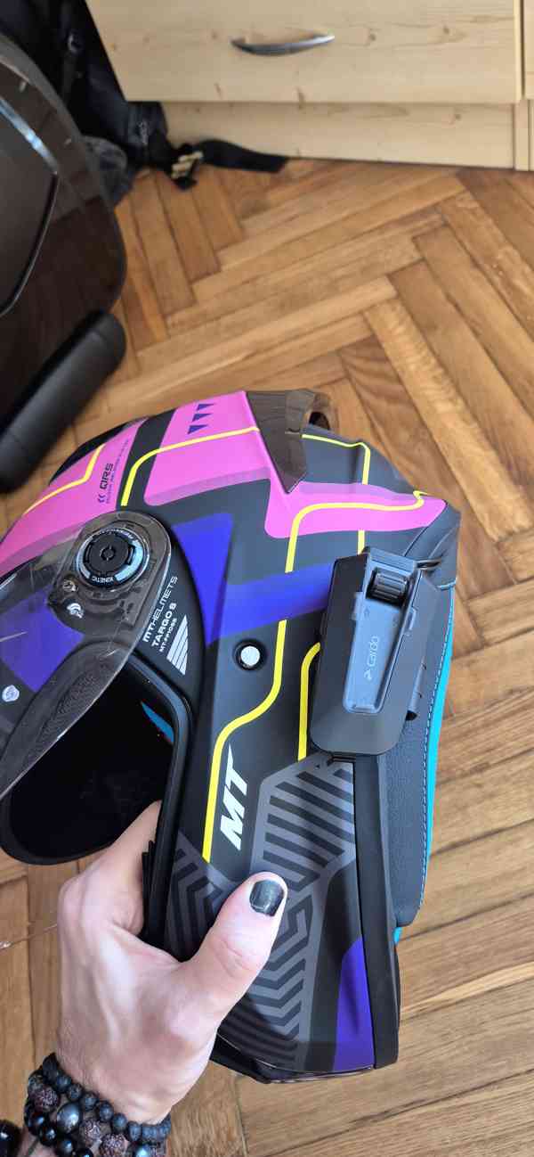 Přilba na motorku MT Targo S Brik - foto 4