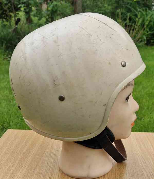 Helma,přilba hříbek,kokosák aj.- 3 ks a brýle - zachovalé - foto 9