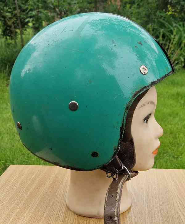 Helma,přilba hříbek,kokosák aj.- 3 ks a brýle - zachovalé - foto 7