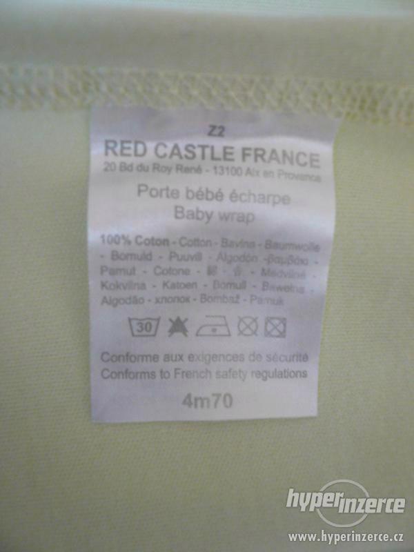 NOVÝ šátek na nošení dětí - Red Castle 4,7m - foto 3